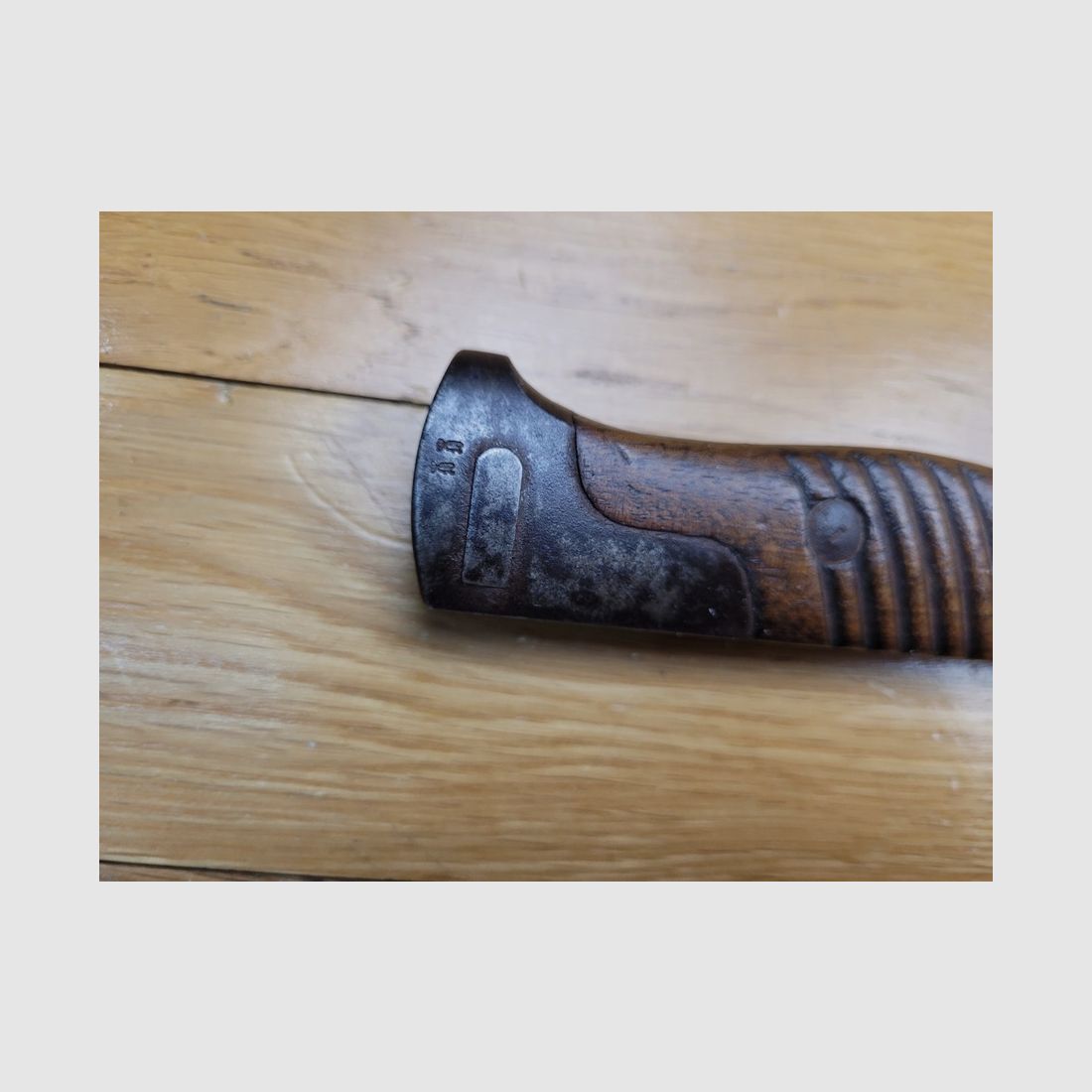Seltene preußische Bajonett S98ms lange Säge 2. Typ – schöne Klinge mit Sägezähnen – W06 – Alex Coppel – seltener Scheidehalter – schönes Originalset – Top-Zustand!, Bild 8 von 15