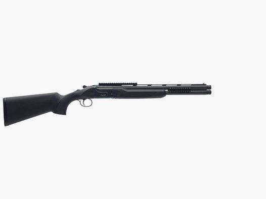Akkar – Flinte / Churchill 206 Defense / Kal. .12/76 / Kunststoffschaft / Rails / 51cm Lauf / 3,3 kg / 5 Wechselchokes (Remington kompatibel) / OCC