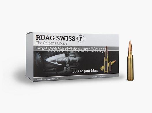 Ruag Swiss P Ball .338 Lapua Mag FMJ 16,3g 20 Stück