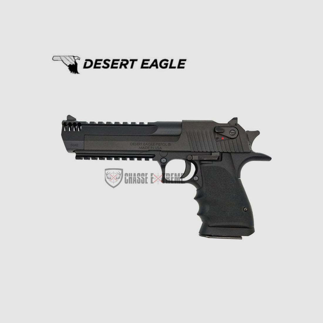 Pistolet DESERT EAGLE Alu Black Carbon 6" Cal 50 AE, image 2 sur 2