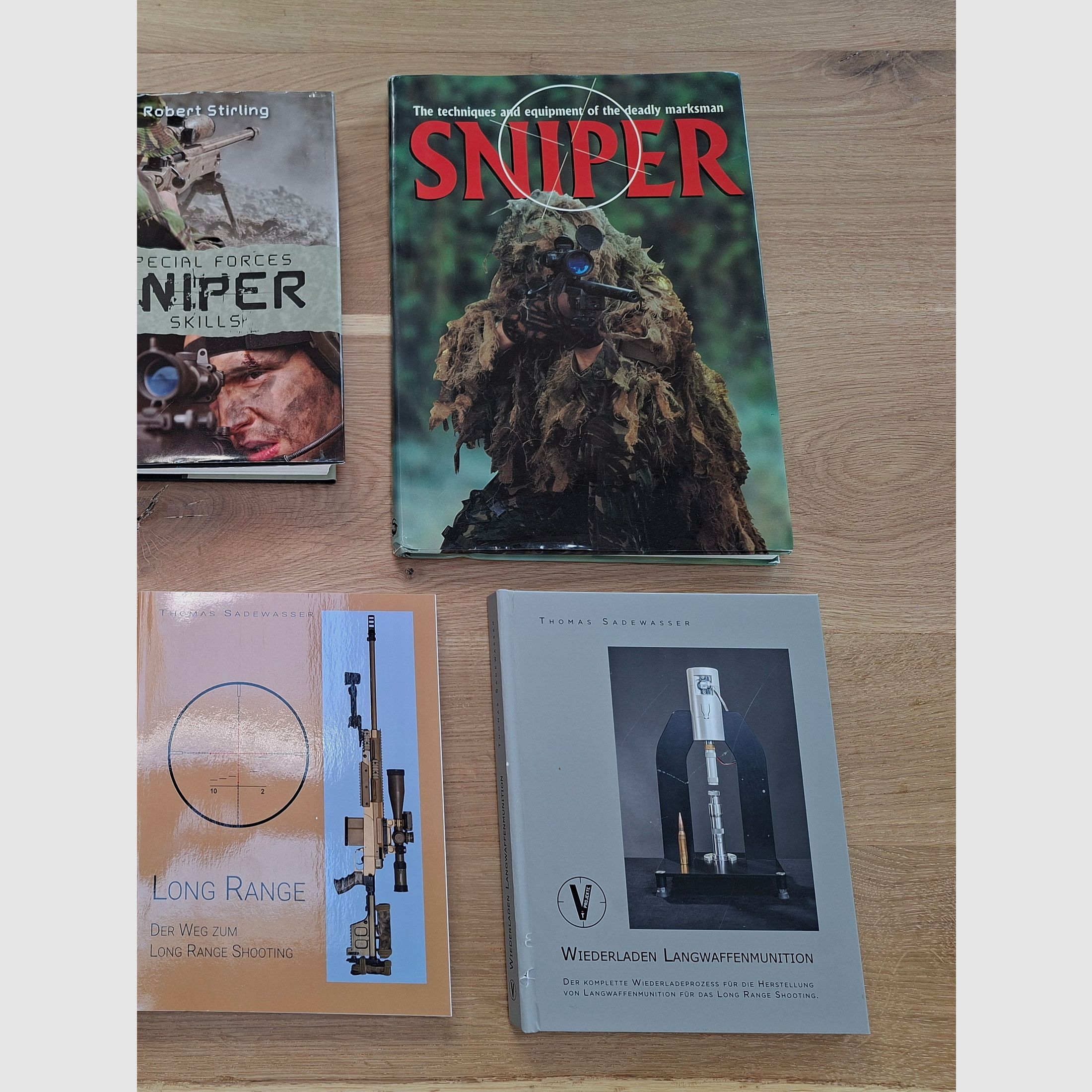 Thomas Sadewasser u.a. Fachbücher Long Range Schießen und Wiederladen