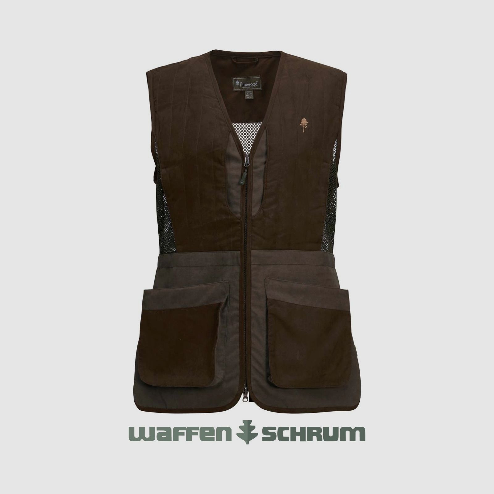 Pinewood Schießweste Suede Brown