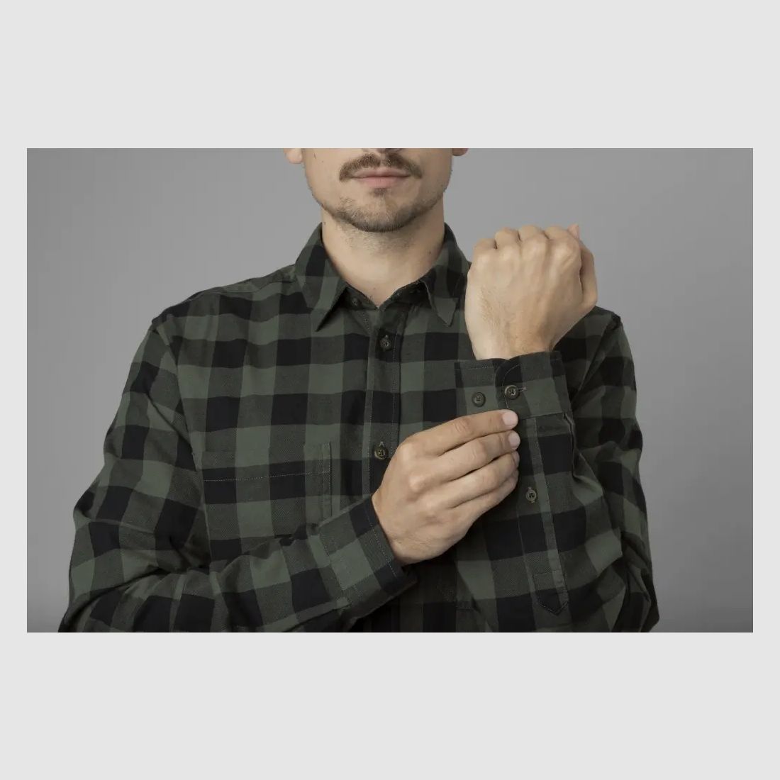 Camisa Escandinava Härkila (Cuadro Verde)