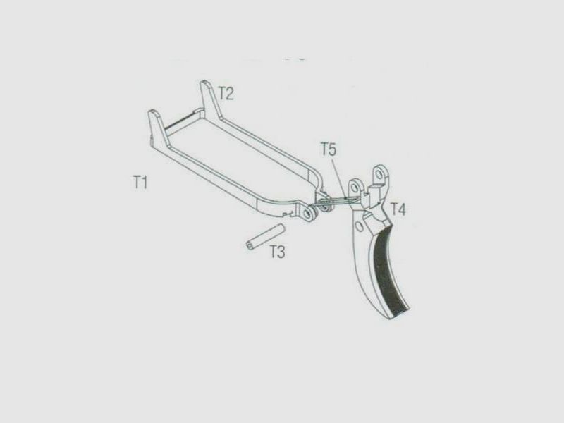 Asta del grilletto T2 Desert Eagle