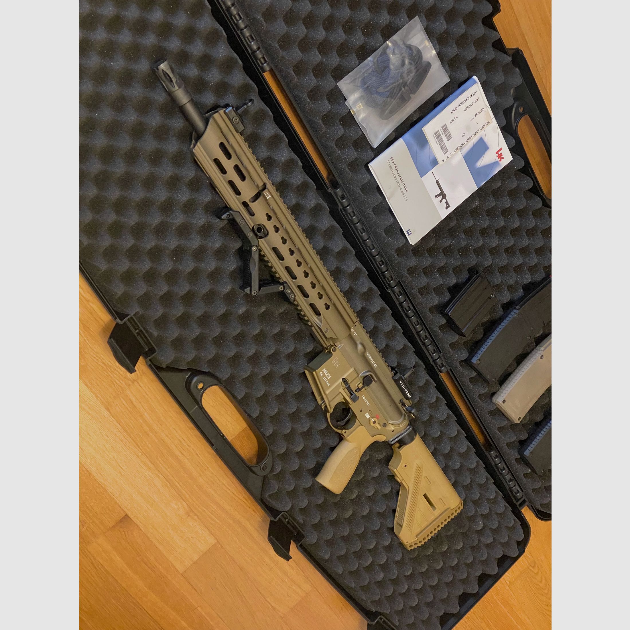 H&K MR223 A3 slimline 16,5“ RAL8000
