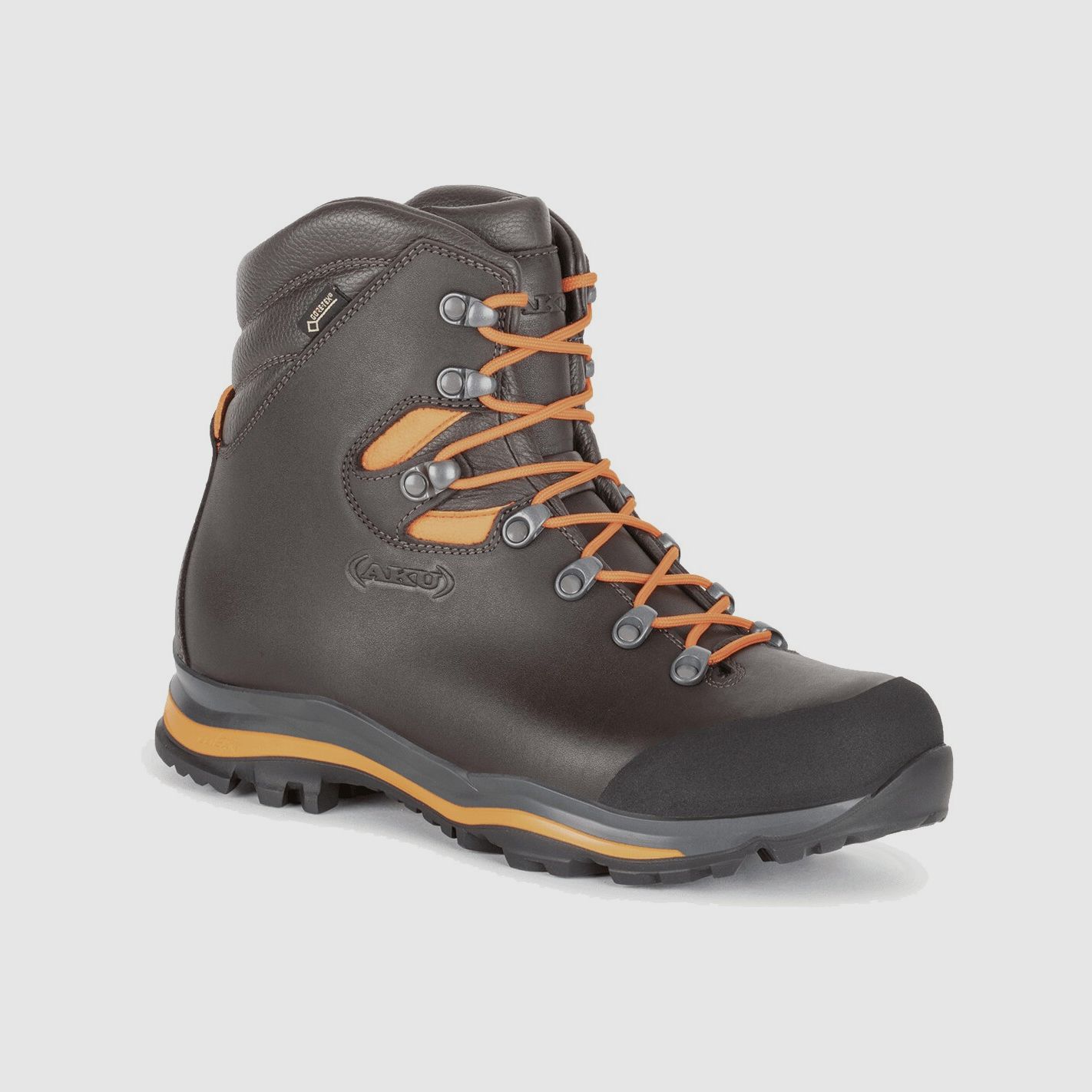Scarponcino Aku Riserva GTX Braun Fluo Orange