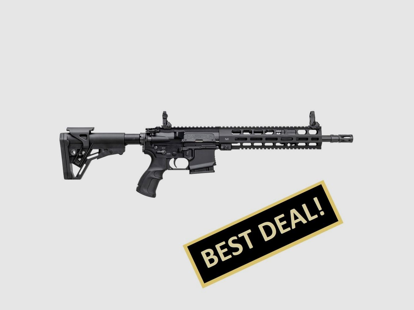 Haenel semi-automatic rifle CR 223 M-LOK handguard .223 Rem. barrel length 318 mm | Direct trigger long black not sport approved