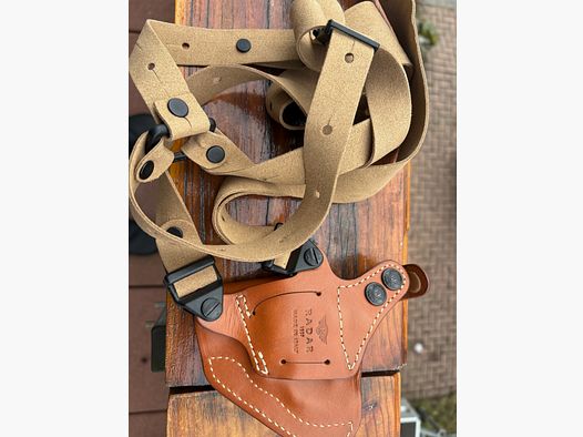 Set! 2x .38 Spezial Smith & Wesson Holster für 60/2" Lauf
