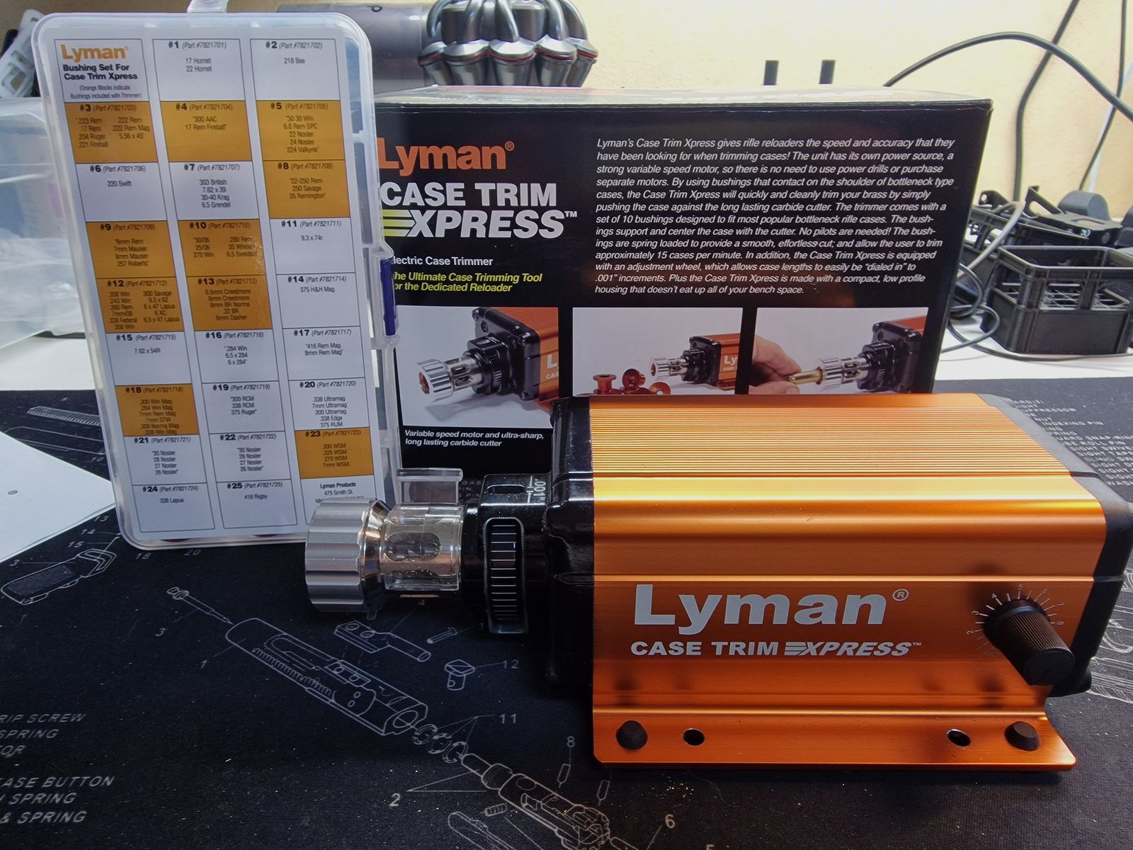 Lyman Case Trim Express & Hornady Case Prep Duo - Strumento multifunzione per la lavorazione delle cartucce - Come nuovo e poco utilizzato!