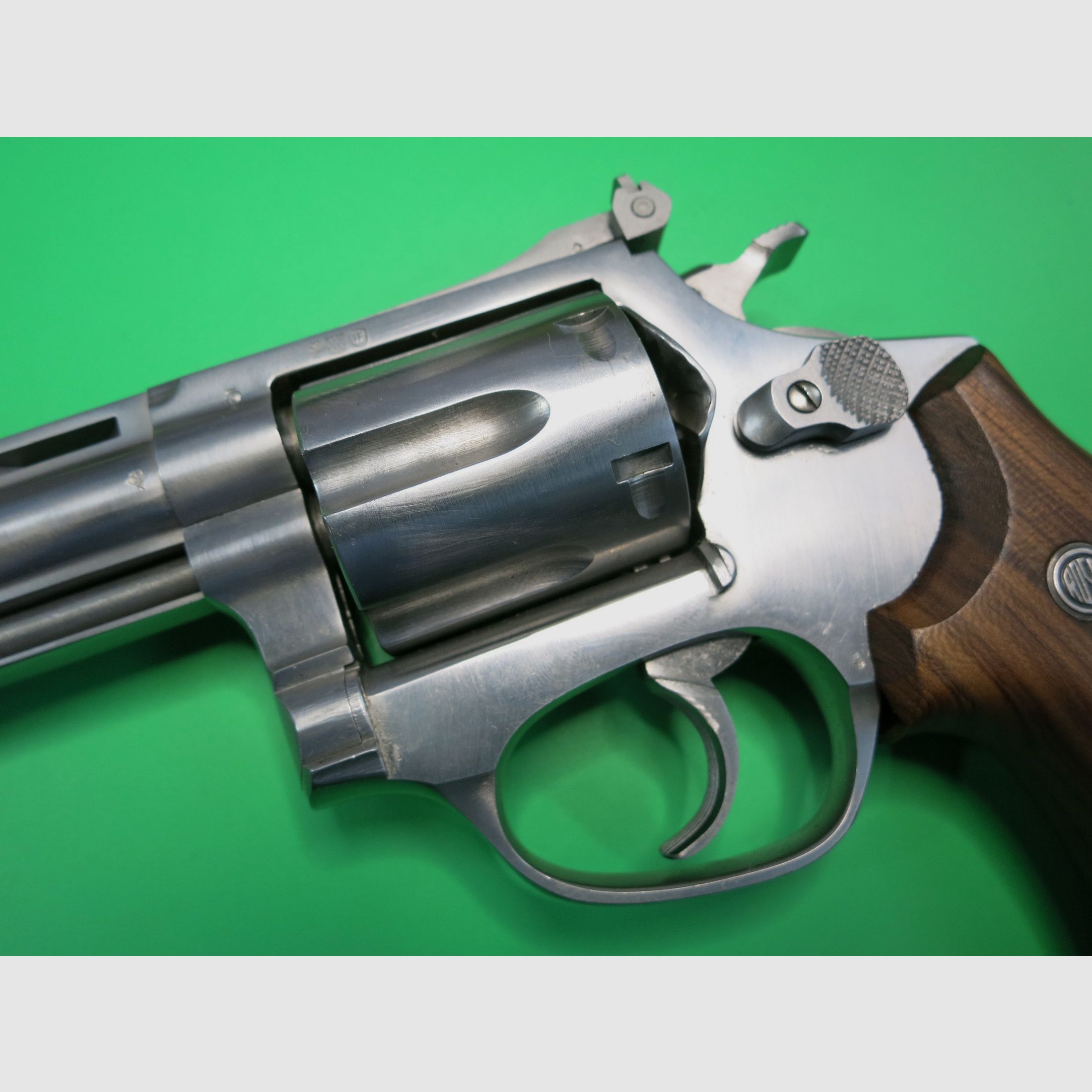 Rossi Interarms Edelstahl Revolver M851, .38 Special, 6 Schuss, DA/SA, Amadeo-Rossi M-851, Fallenjagd #17