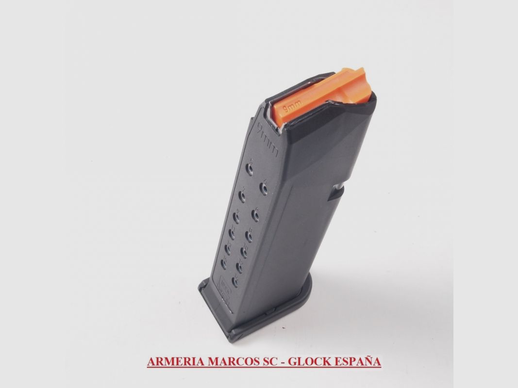Chargeur Glock 19 9x19 orange 15 coups., image 1 sur 2