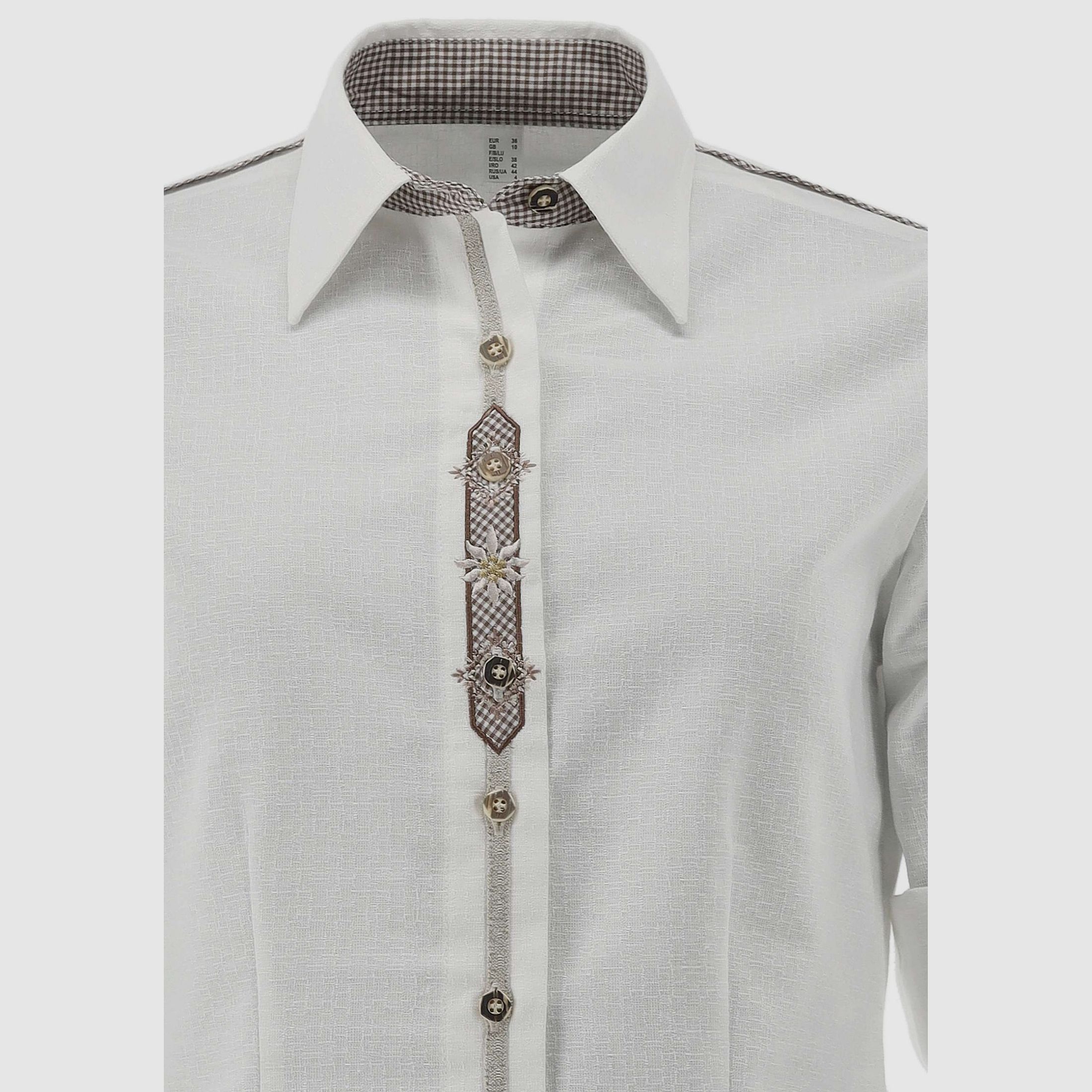 OS TRACHTEN WOMEN'S SHIRT EDELWEISS WHITE, image 2 of 4