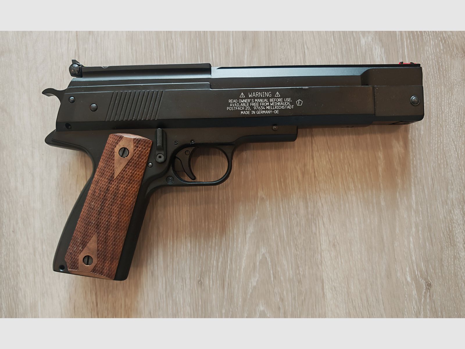 Weihrauch HW 45 pistolet à air comprimé 5,5 mm Diabolo comme neuf