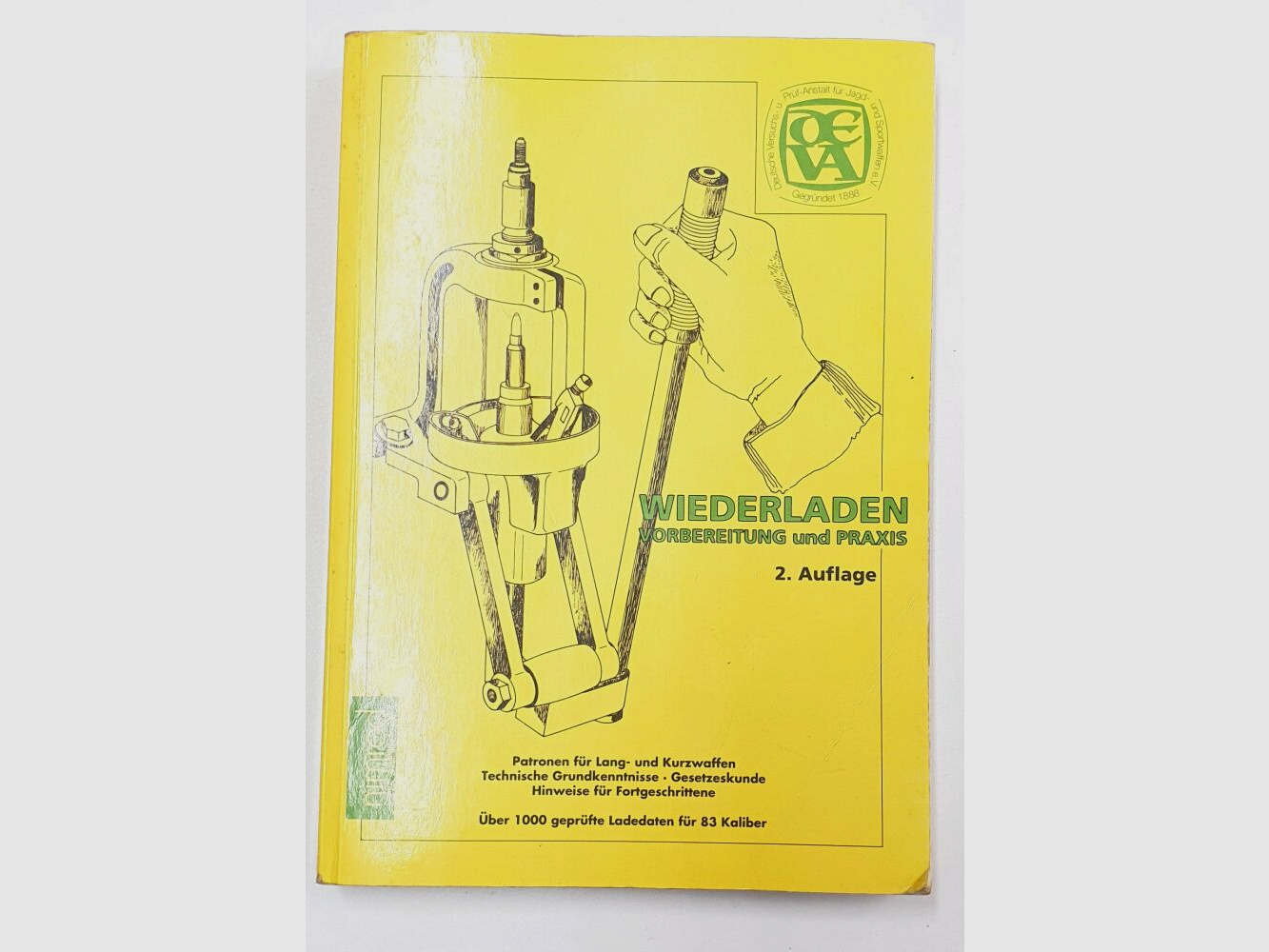 DEVA Buch über das Wiederladen von der DEVA, 2. Auflage