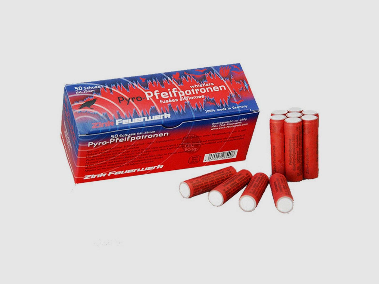 ZINK Pfeifpatronen 50 Stk.
