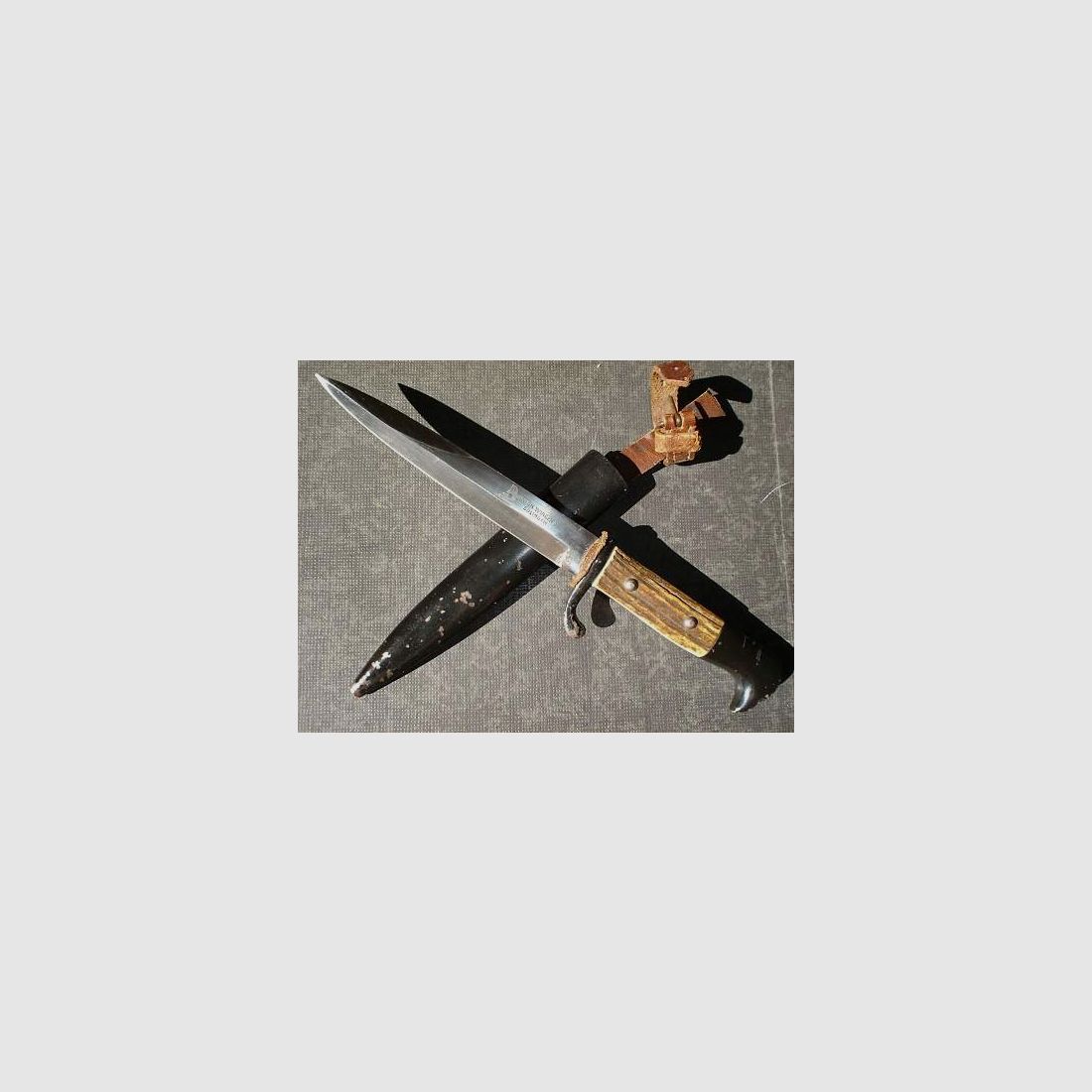 Original trench dagger Anton Wingen Jr from Wk1