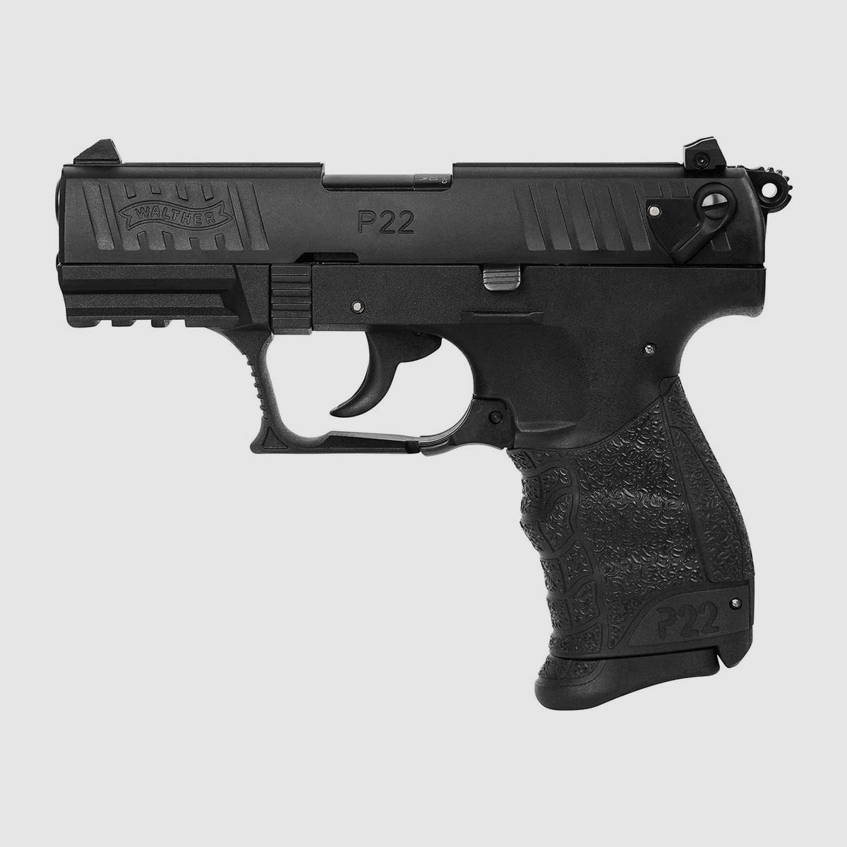 PISTOLA – WALTHER – SEMIAUTO P22Q 3,42″ BLACK .22LR BRASILò 10 ROUNDS, immagine 2 di 2