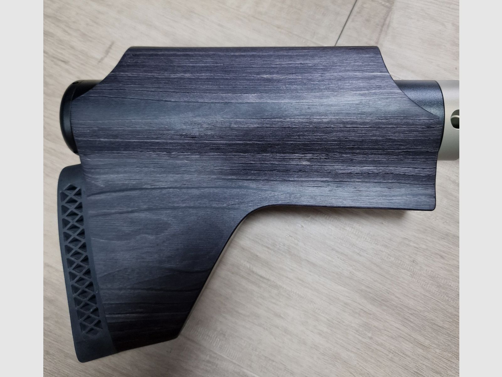 Schulterstütze und Griffschalen schwarz aus Holz für AEA Megalodon