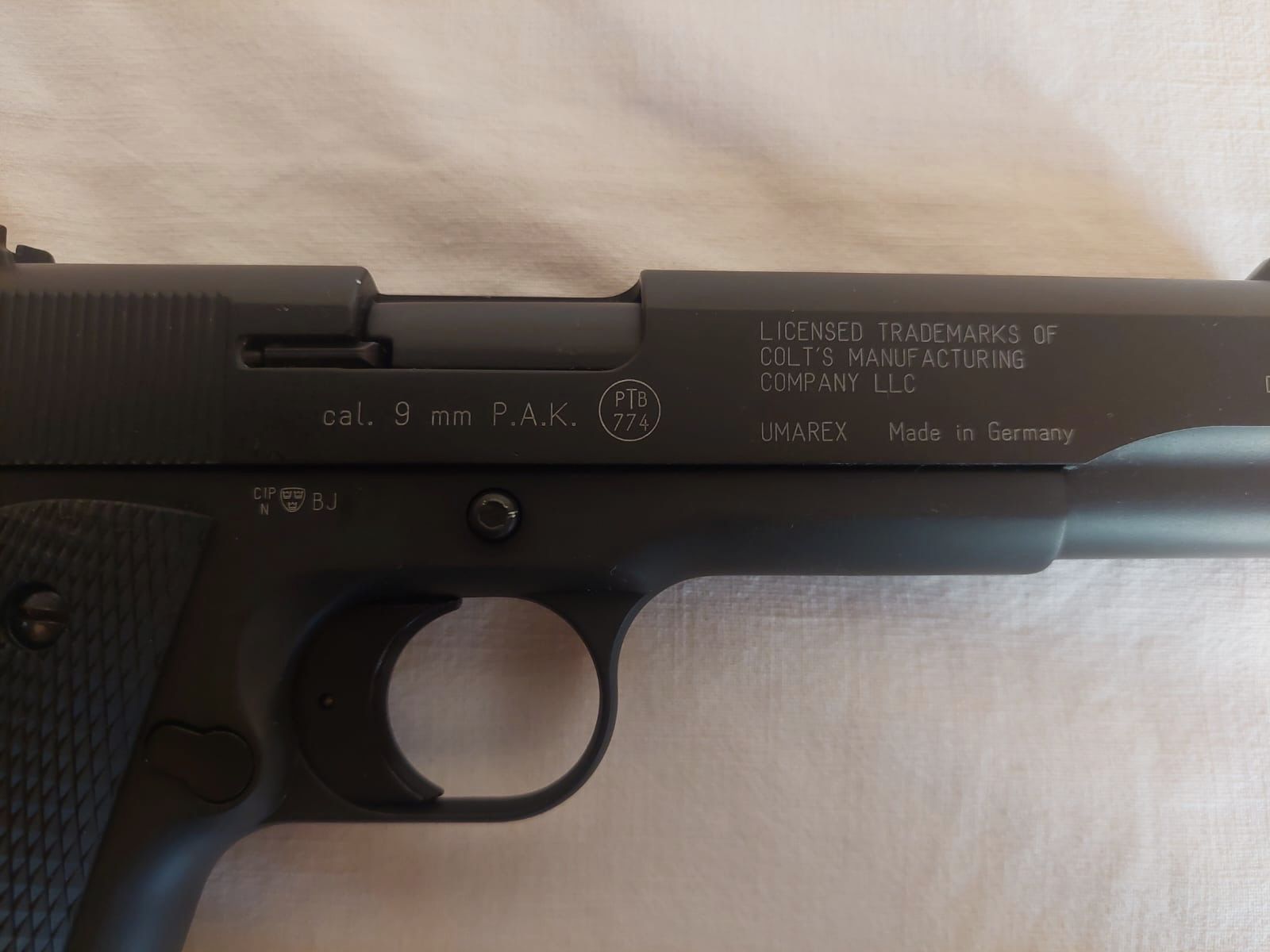 Colt Government 1911 geblauwde 9mm P.A.K Umarex VB