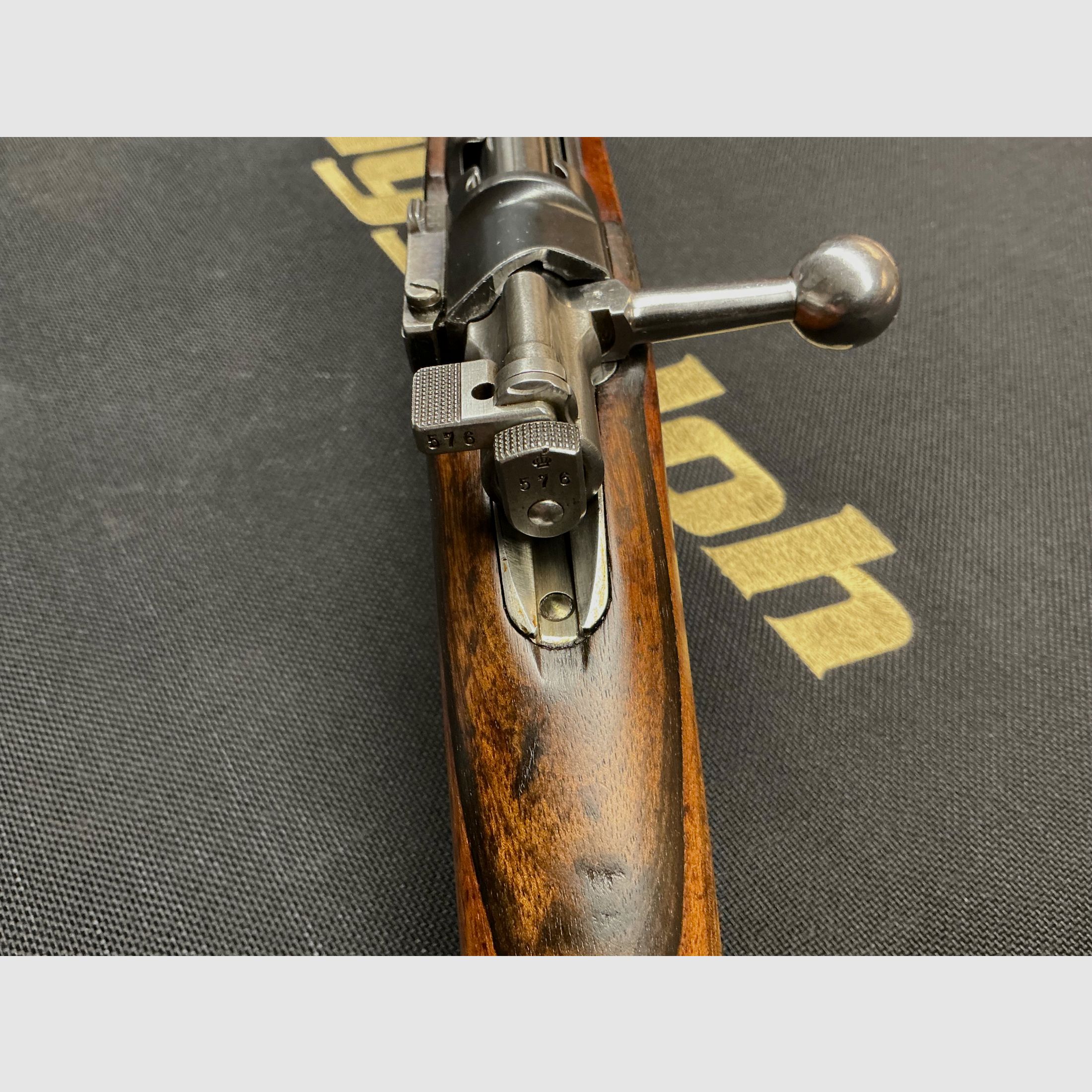 Zweden-Mauser Carl Gustafs Stads – productie 1908 – nummergelijk behalve de schoonmaakstok Art.-Nr.: 4576, afbeelding 14 van 19