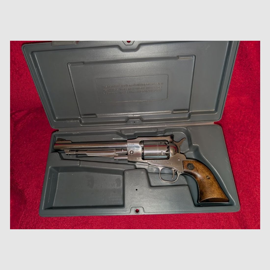 Sturm Ruger Schwarzpulverrevolver Modell Old Army Edelstahl, Kal. .44 BP