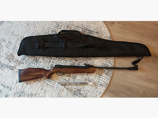 Norconia air rifle B88 with side lever, bag, additionally new export spring included