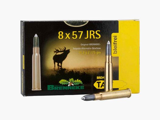 8x57 IRS TAG sin plomo 11,3g/175grs. Brenneke