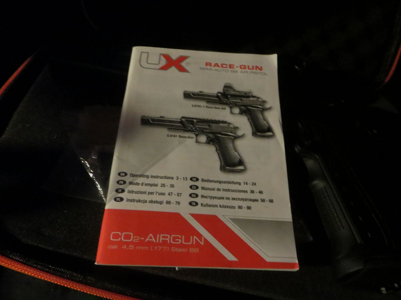 UMAREX RACE-GUN CO2 BB mit Tele  2x40 Red-Dot