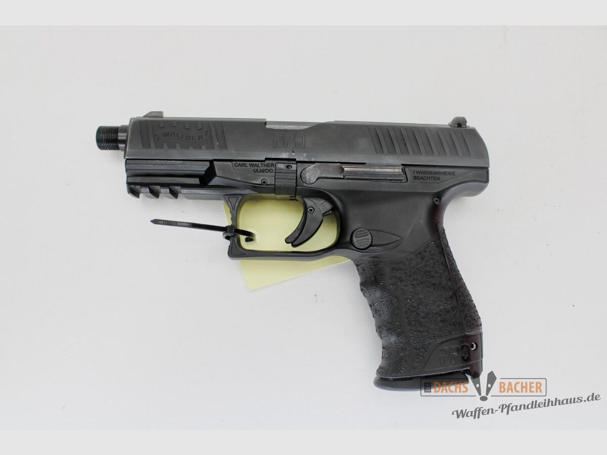 Pistolet Walther PPQ Navy SD kal. 9mm Luger z 7 magazynami i kaburą