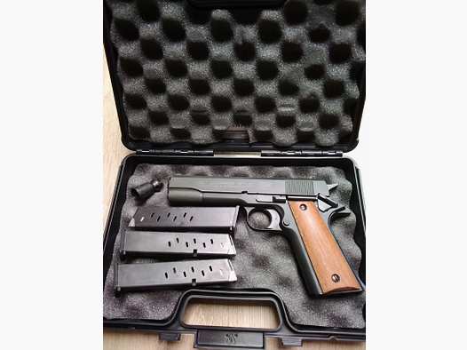 Colt Government 1911 A1 Schreckschuss Holzgriff-Auflage