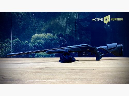 Blaser R8 Ultimate X / .308 / cañón de competición estriado con rosca / apoyo de mejilla y tapa de culata reforzados incluidos. Active Hunting bola de empuñadura de cámara