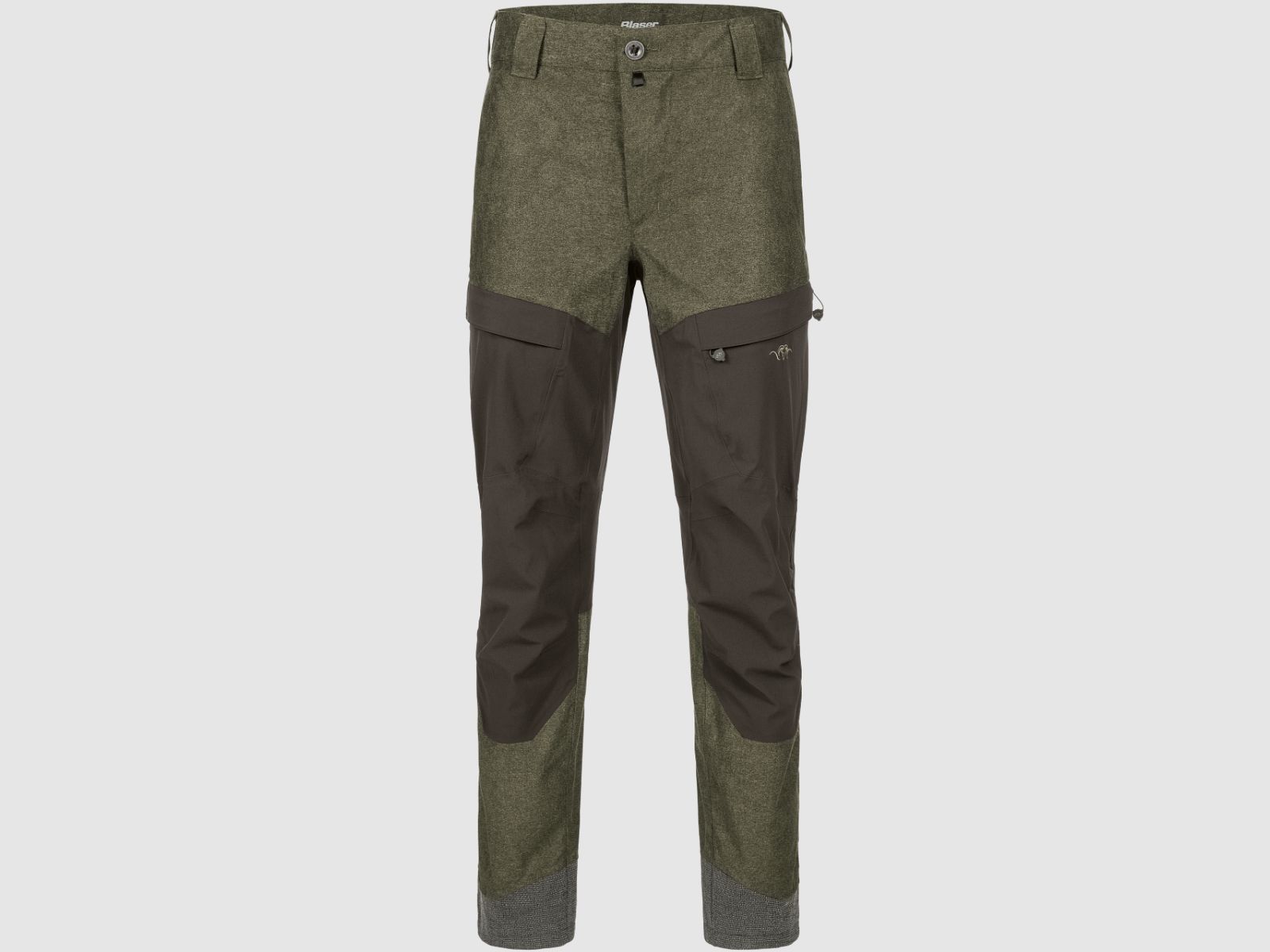 Blaser Herren Vintage Hose Ake oliv-melange / schwarz