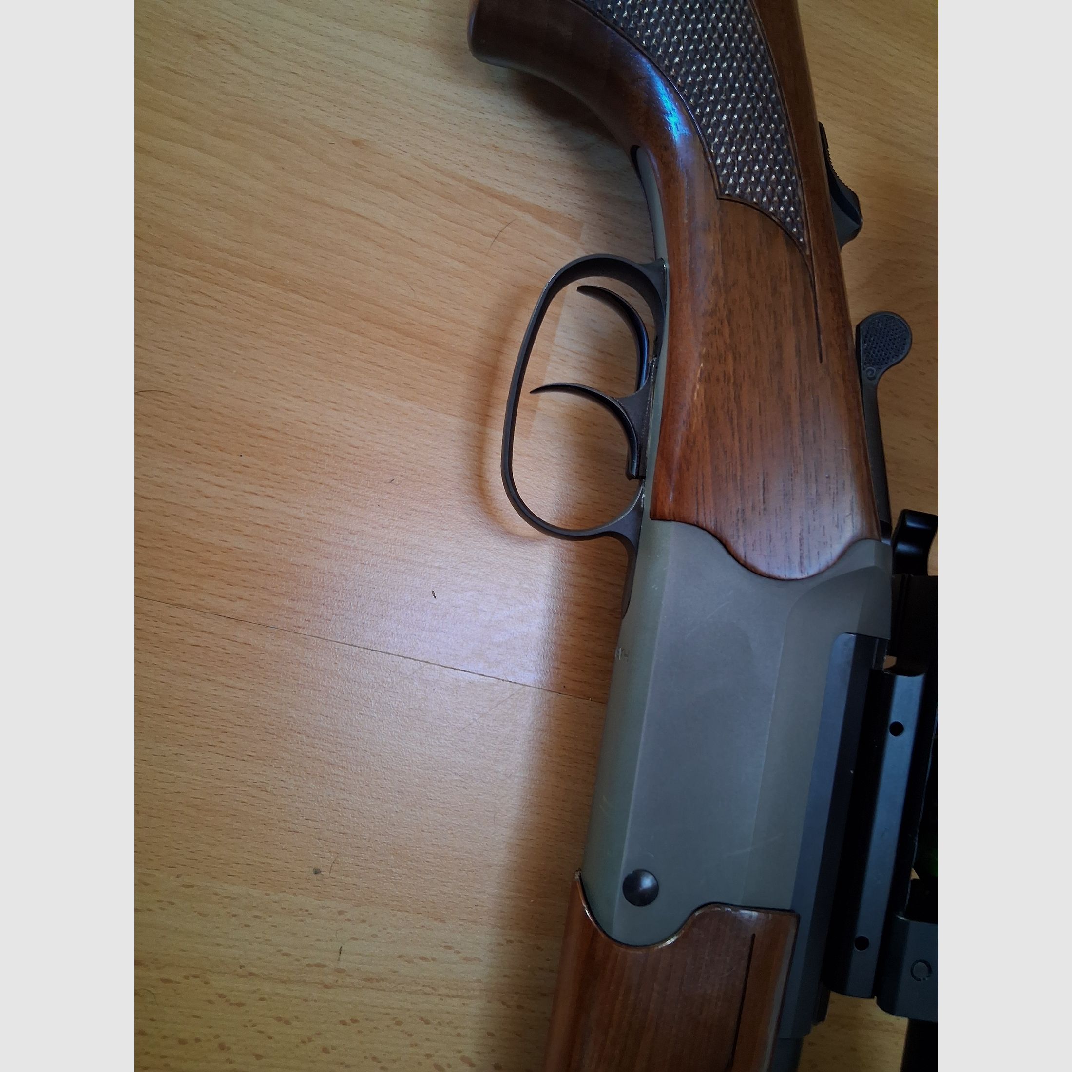 Bockbüchsflinte BBF Haenel Jaeger  8.10 mit Handspannung
