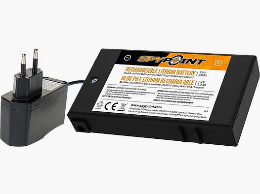Eurohunt Spypoint Akku mit Ladegerät Überwachungskamera / Fotofalle