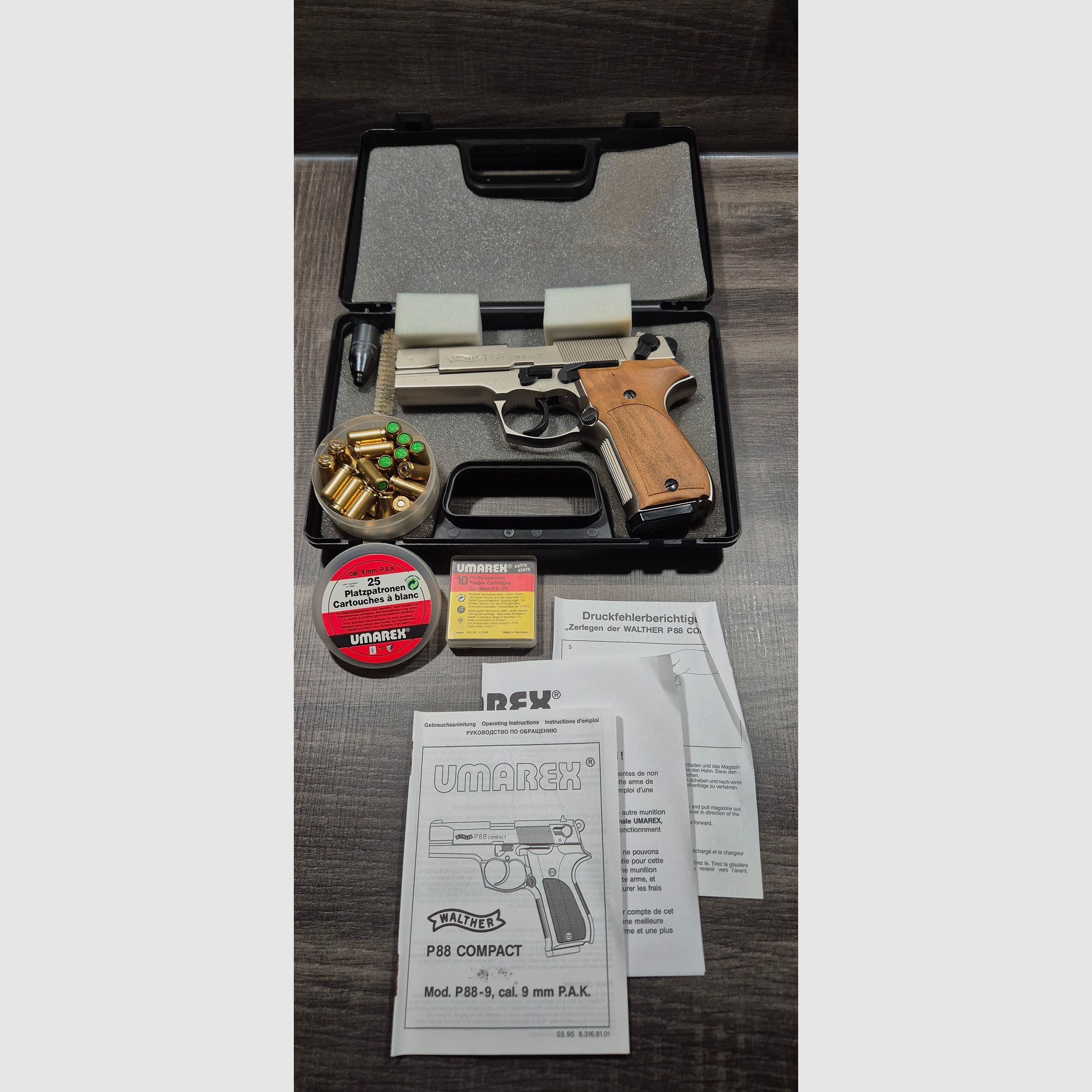 Walther P88 schreckschusspistool 9mm PAK ***NIEUW*** VB