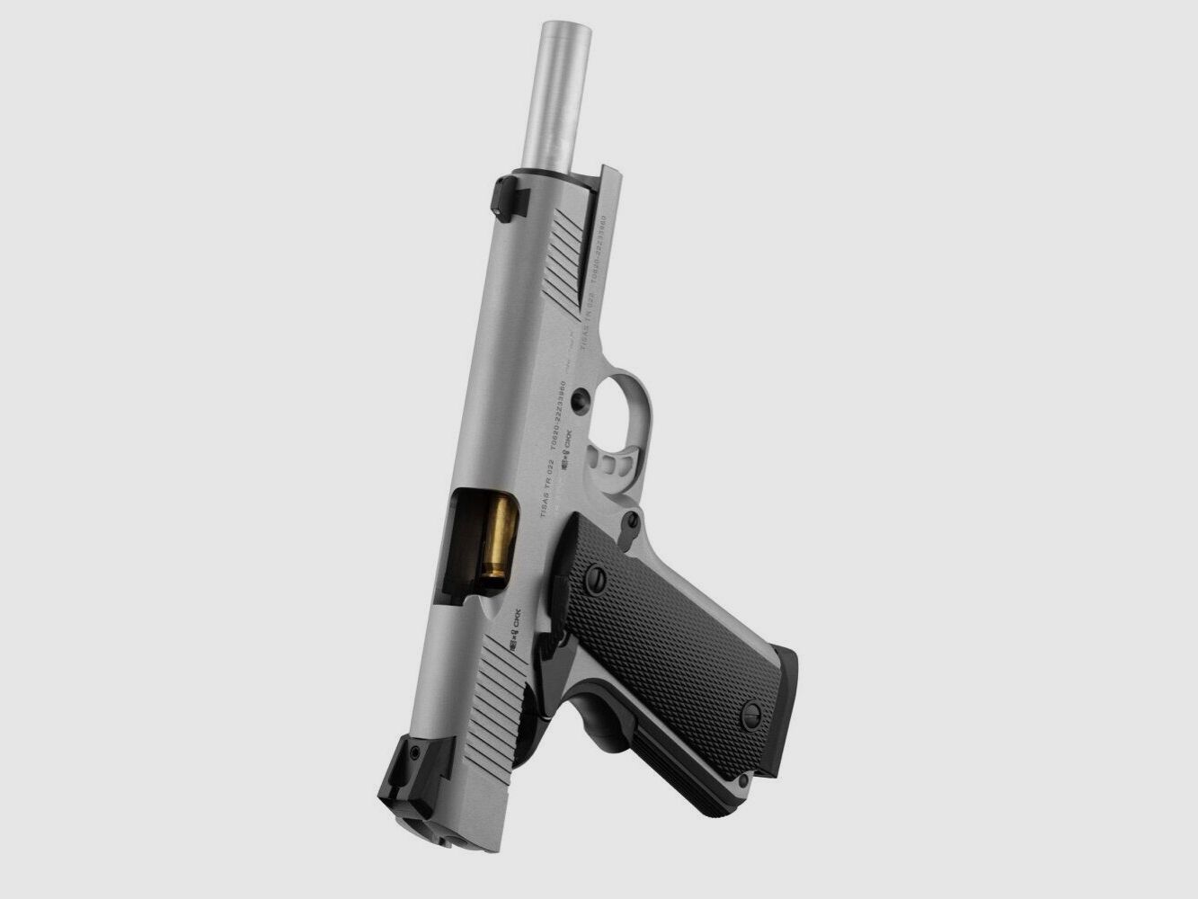 Pistola Tisas ZIG M 1911 inox 5″ cal 9×19 mm, immagine 8 di 10