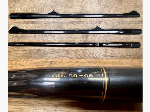 Sauer & Sohn 202 interchangeable barrel take down with fluting and gold inlay