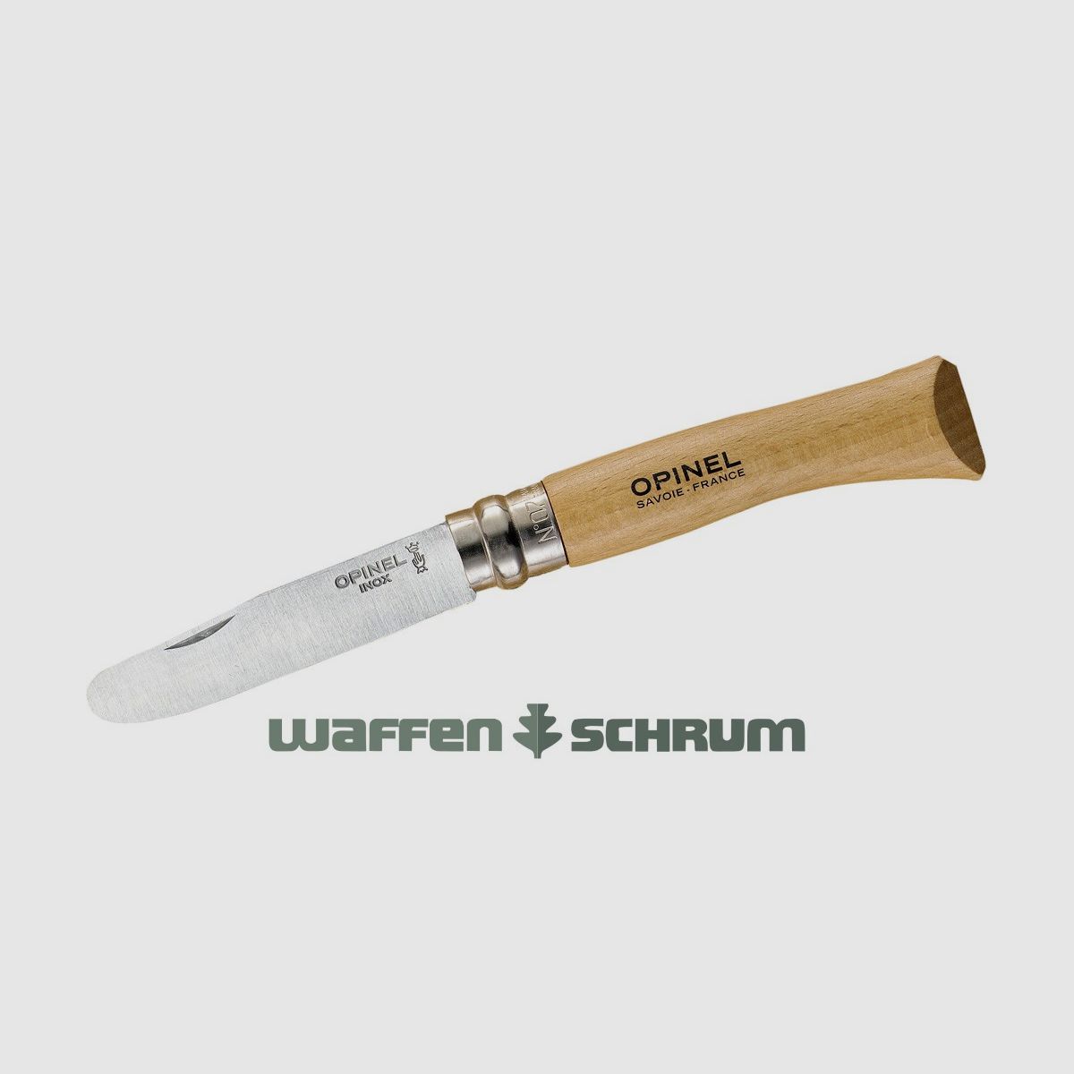 Opinel opvouwmes met afgeronde punt lemmetlengte 8cm - kindermes