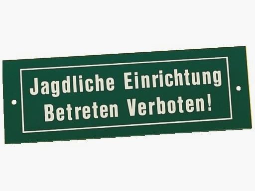 Jagdschild, Jagdl.Einrichtung