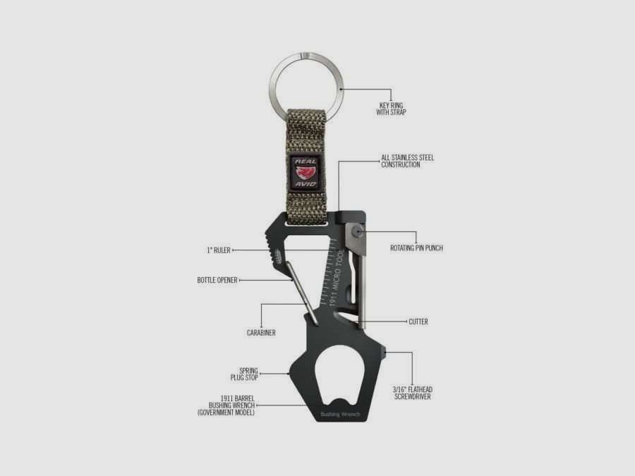Real Avid MicroTool Outil multifonction pour AR15, image 2 sur 4