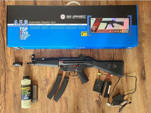 MP5 Airsoft von G&G S-AEG inkl. Zubehör