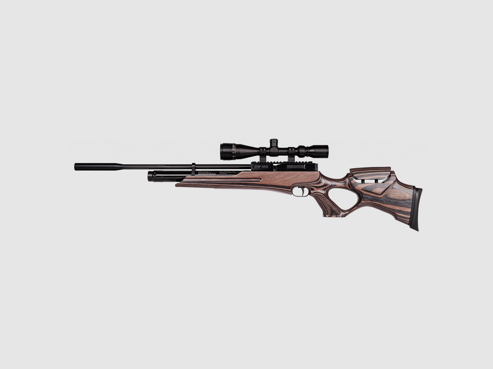 HW 100 T Pressluftgewehr 4,5 mm F mit Schichtholzschaft