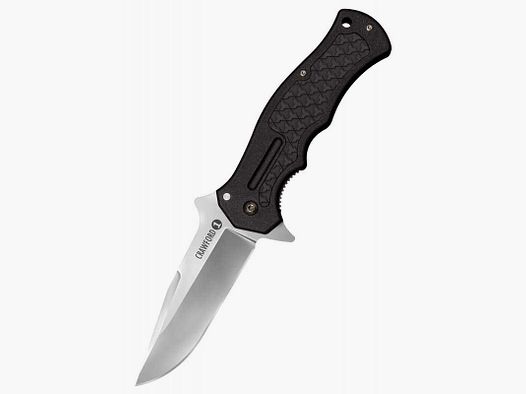 Cold Steel Crawford Model 1 Taschenmesser, Schwarzer Griff