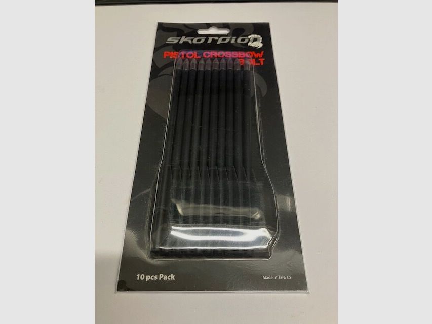 Flèche pour arbalète de poing Scorpion, 10 flèches en plastique