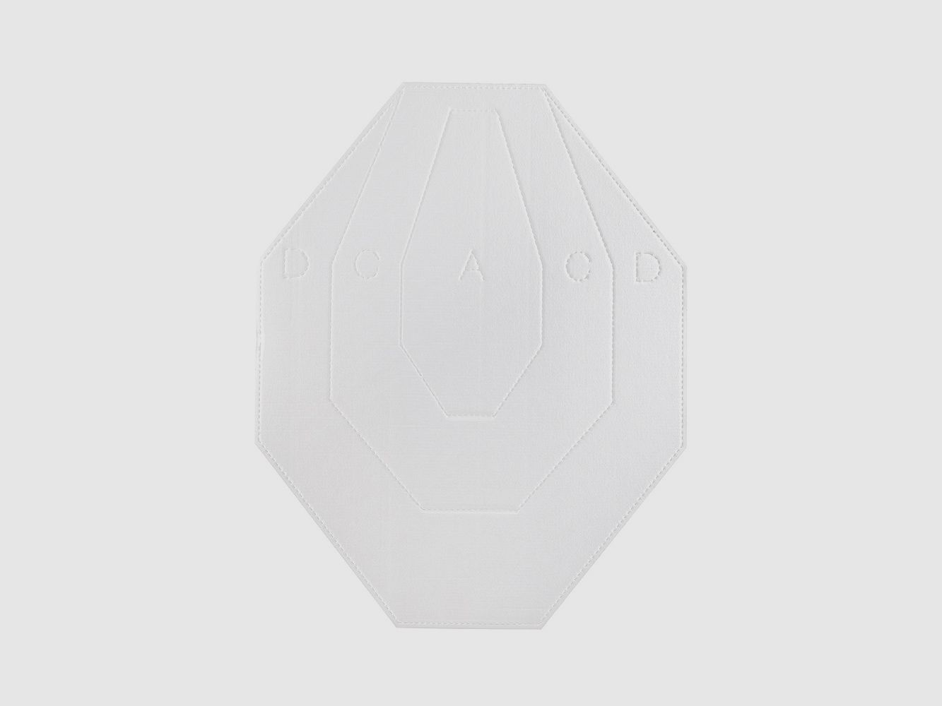 Cardboard Target IPSC WHITE/RED – 100 pcs./Pack, image 2 of 3