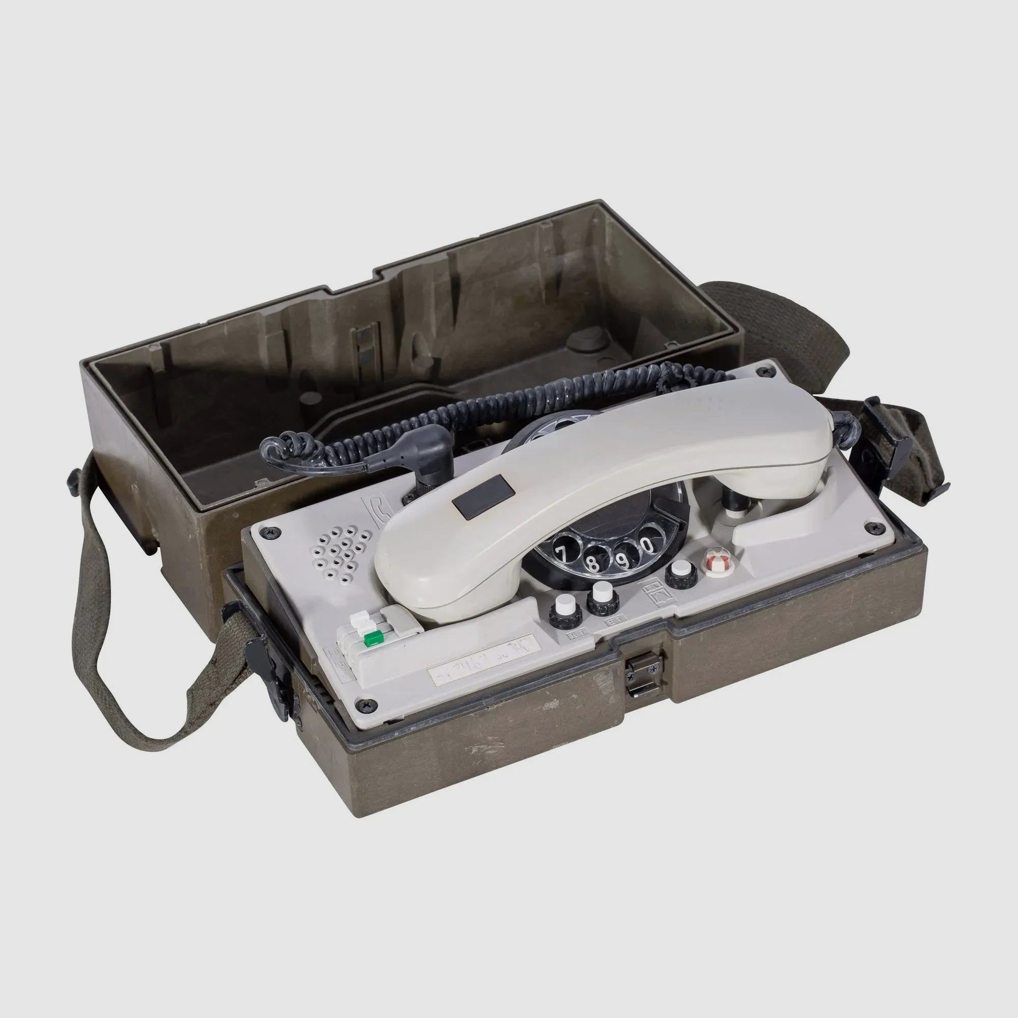 Bundeswehr Original BW Feldtelefon Krone WF im Koffer gebraucht
