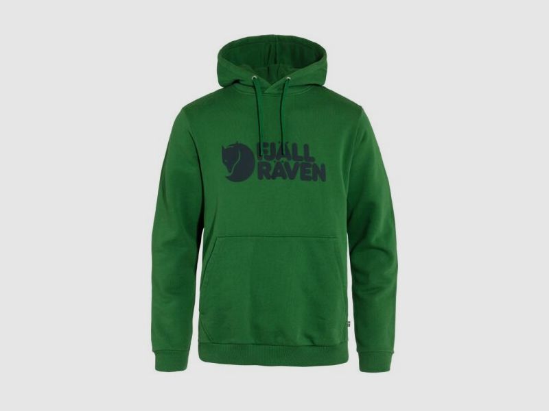 Fj?llr?ven Herren Hoodie Fj?llr?ven Logo Palm Green XL
