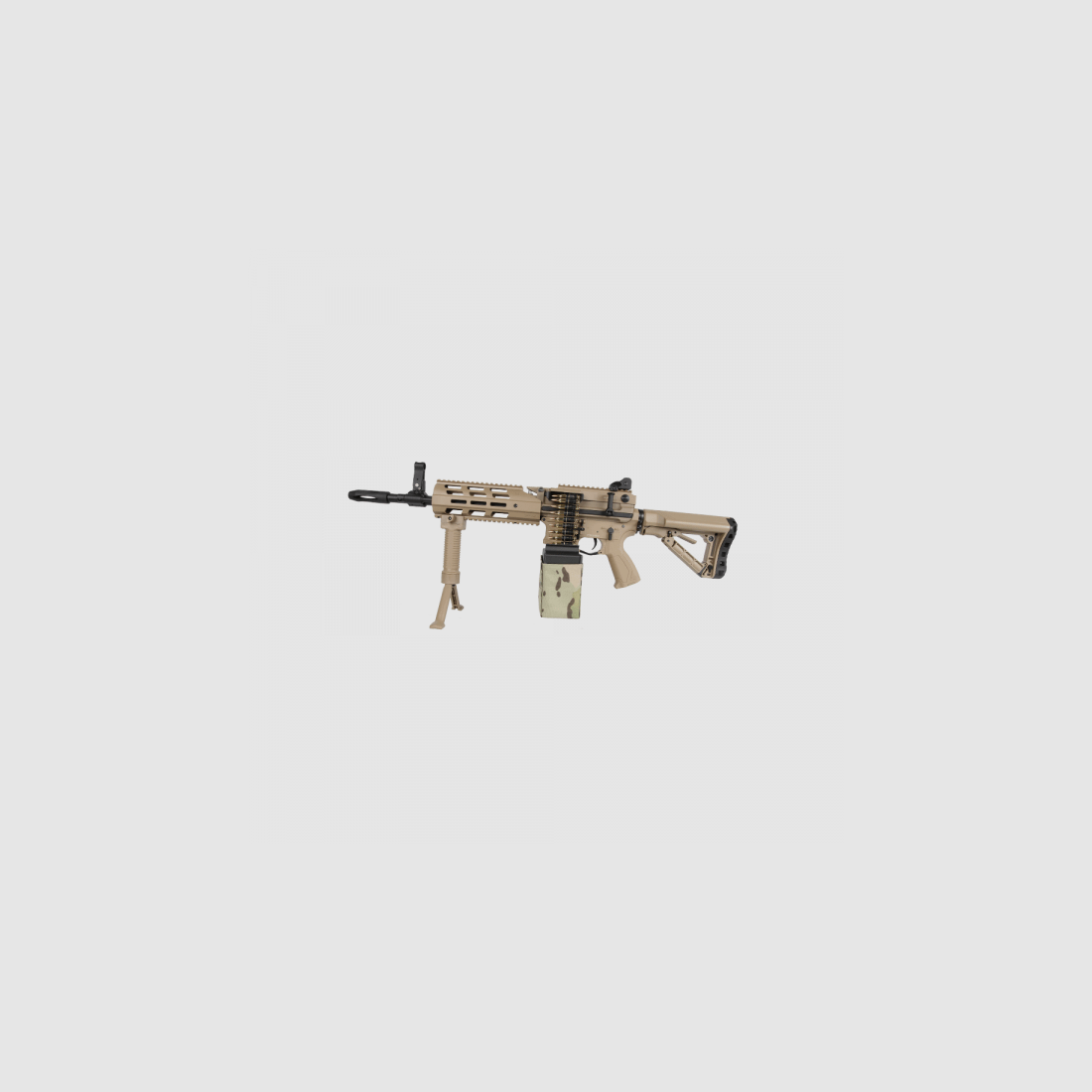 G&G CM16 LMG - S-AEG - DESERT - 6MM - AIRSOFT