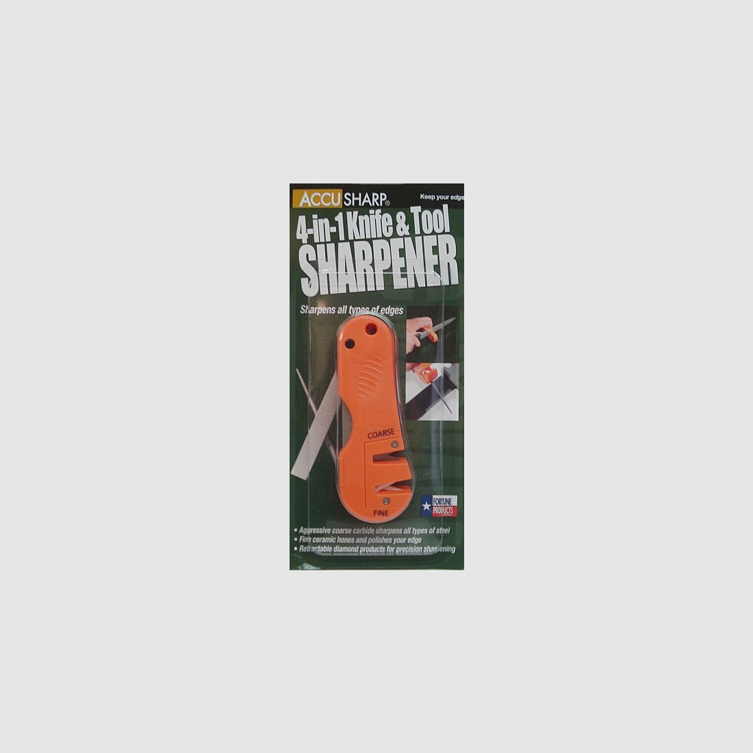 Messerschärfer Accusharp 4in1 - orange,Werkzeugschleifer