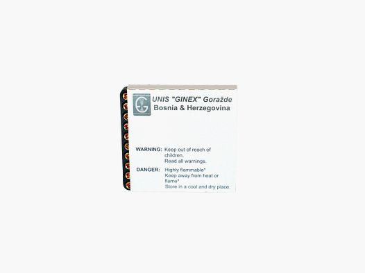 GINEX ZÜNDHÜTCHEN - LARGE RIFLE- BOXER - 100 STÜCK